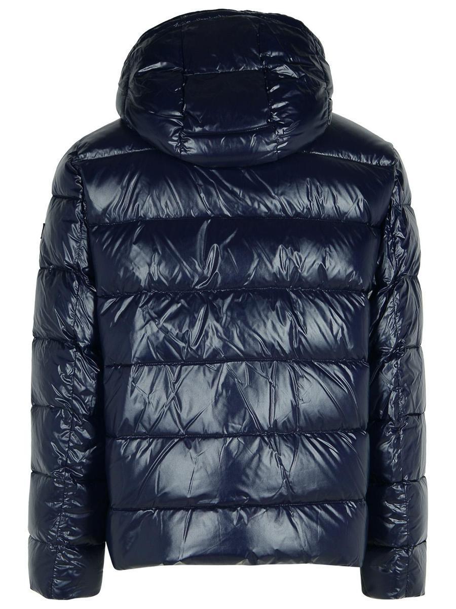 Fay Navy Polyamide Down Jacket in Navy