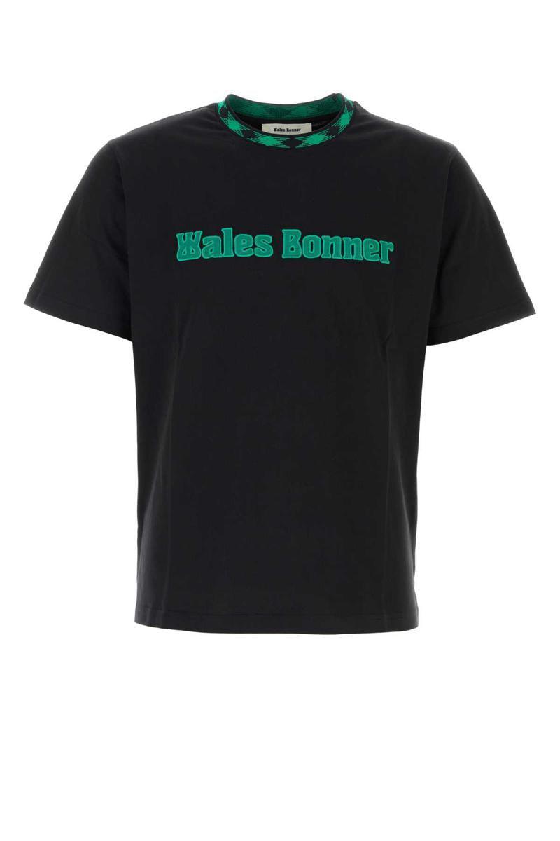 Wales Bonner Men Black Cotton Original T-Shirt