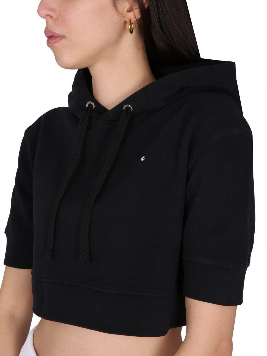 Raf Simons Sweatshirt With Logo Embroidery in Black