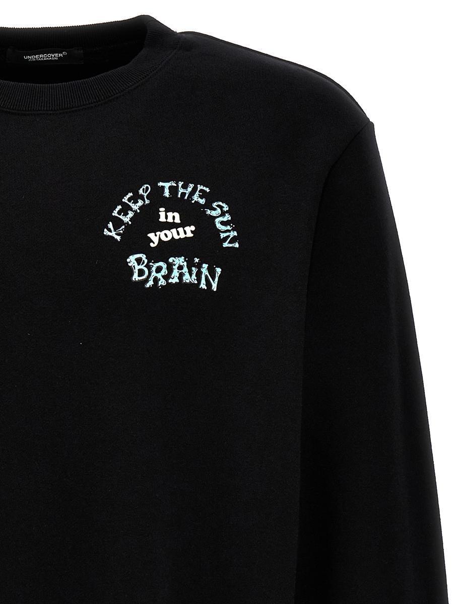 Undercover 'Keep The Sun In Your Brain' Sweatshirt in Black