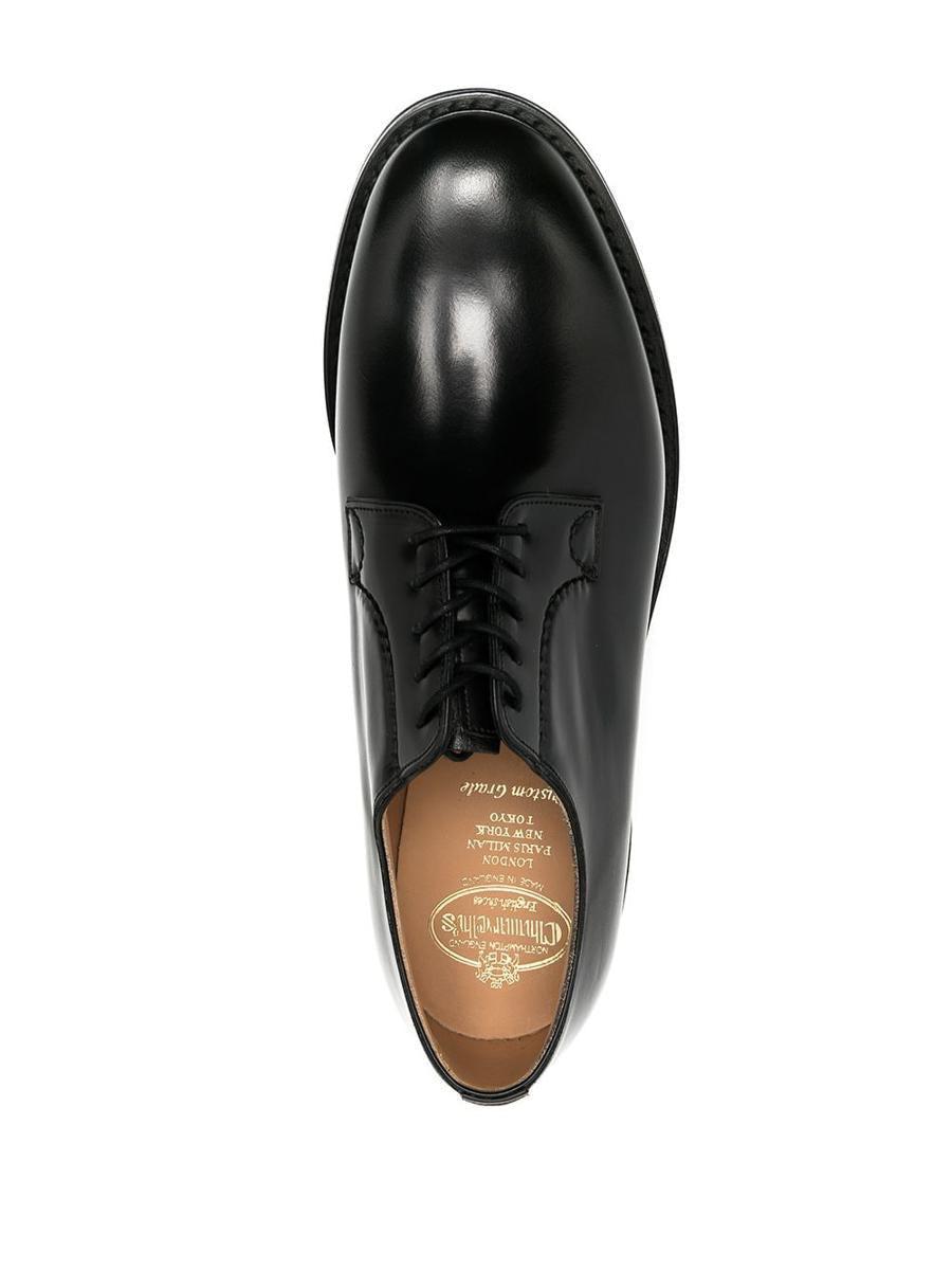 Church'S Shannon Brushed Leather Derby Shoes in Black