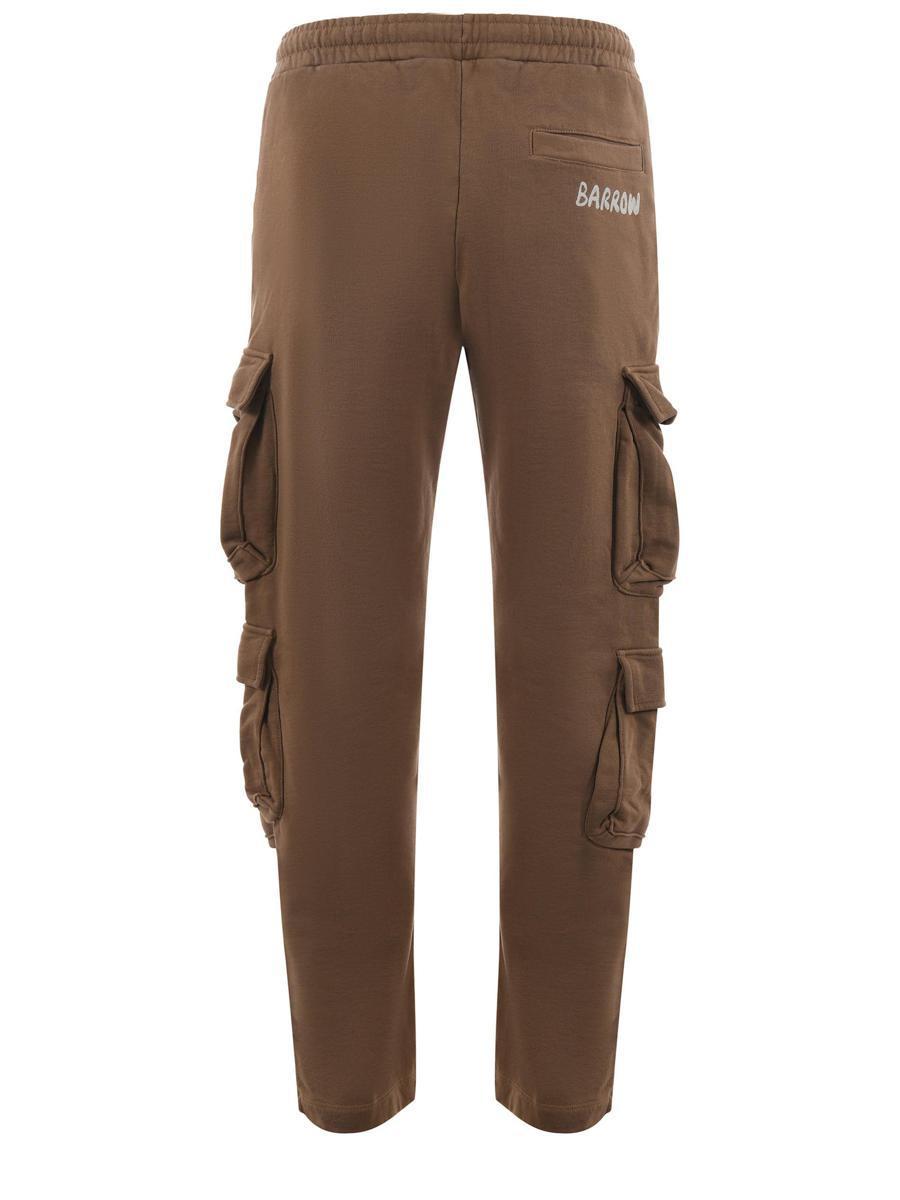 Barrow  Cargo Jogging Trousers in Brown