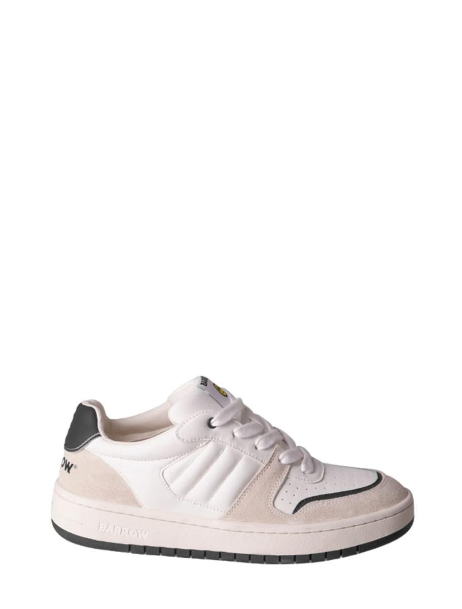 Barrow Sneakers in Off White-Nero