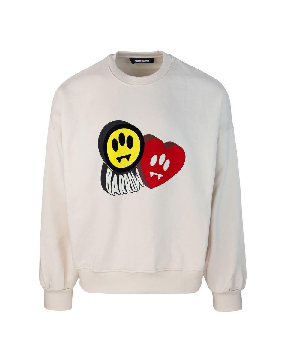 Barrow Sweatshirt in White