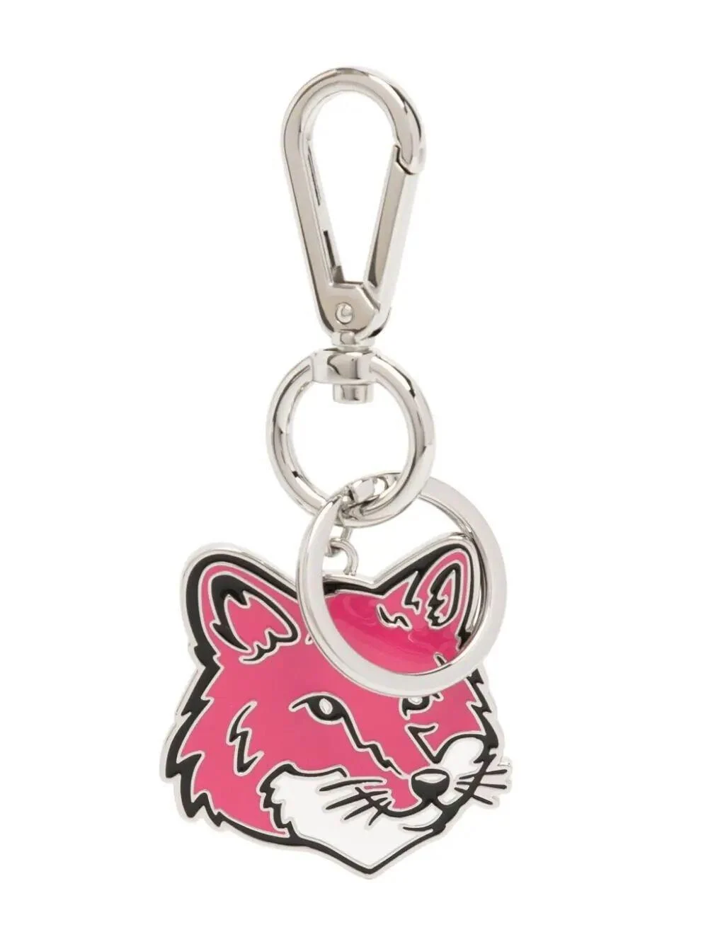 fox-charm carabiner keyring