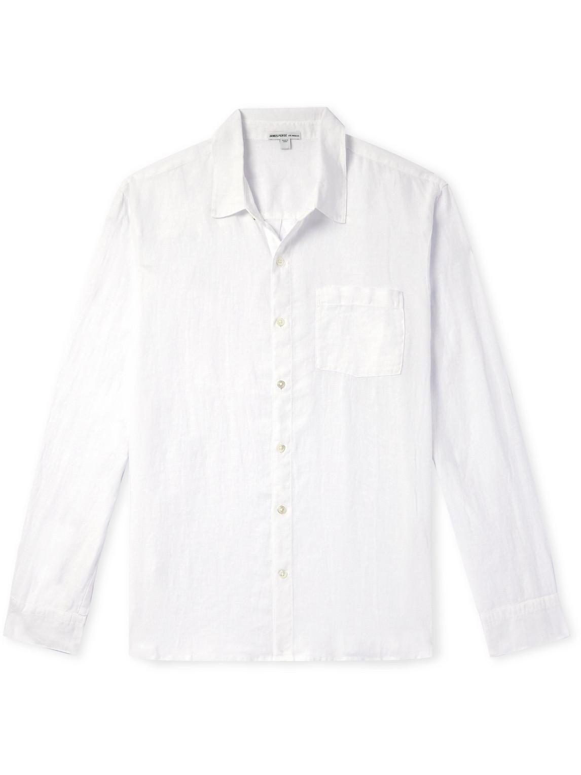 Garment-Dyed Linen Shirt