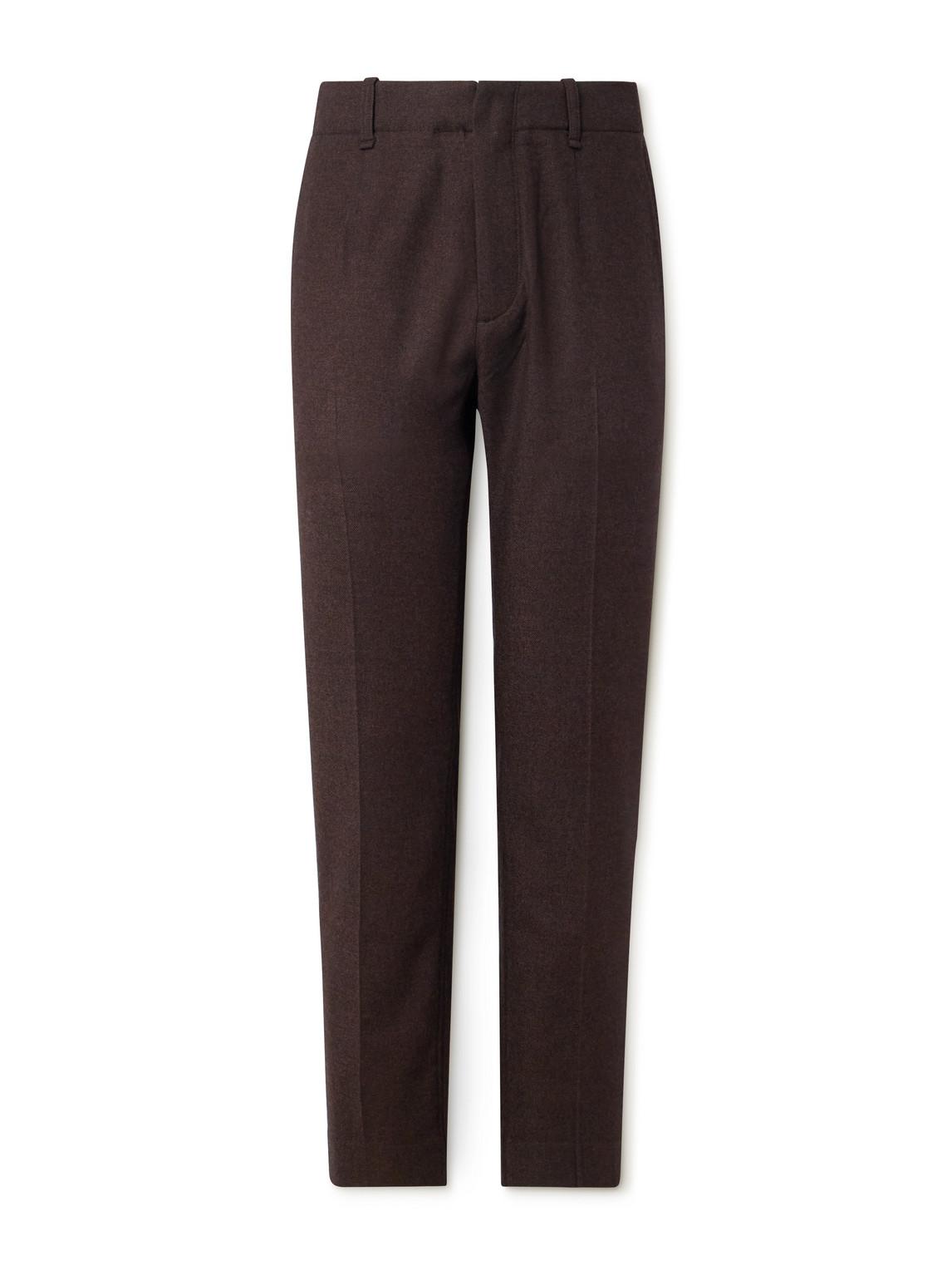 Lennox Straight-Leg Flannel Suit Trousers