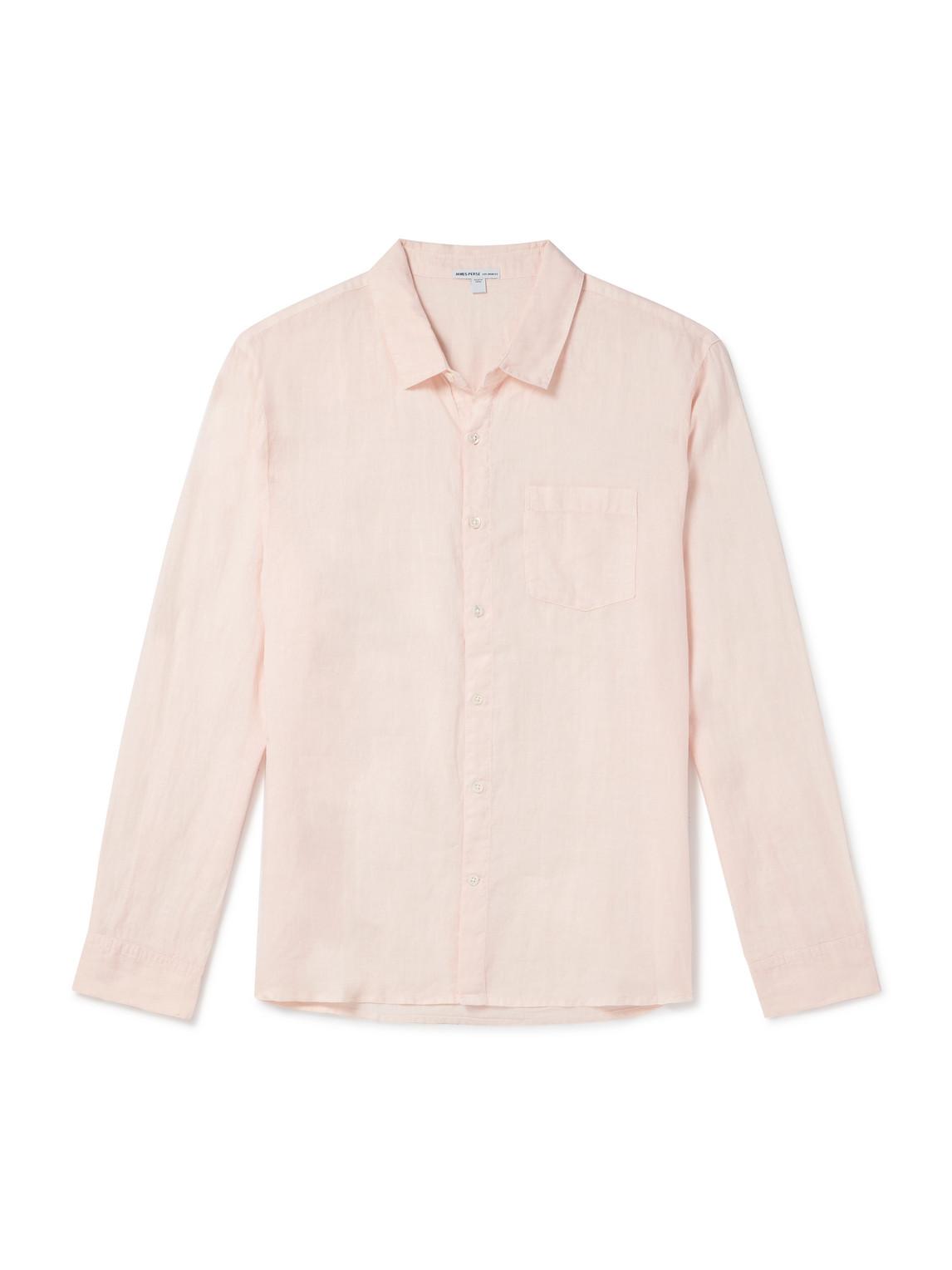 Garment-Dyed Linen Shirt