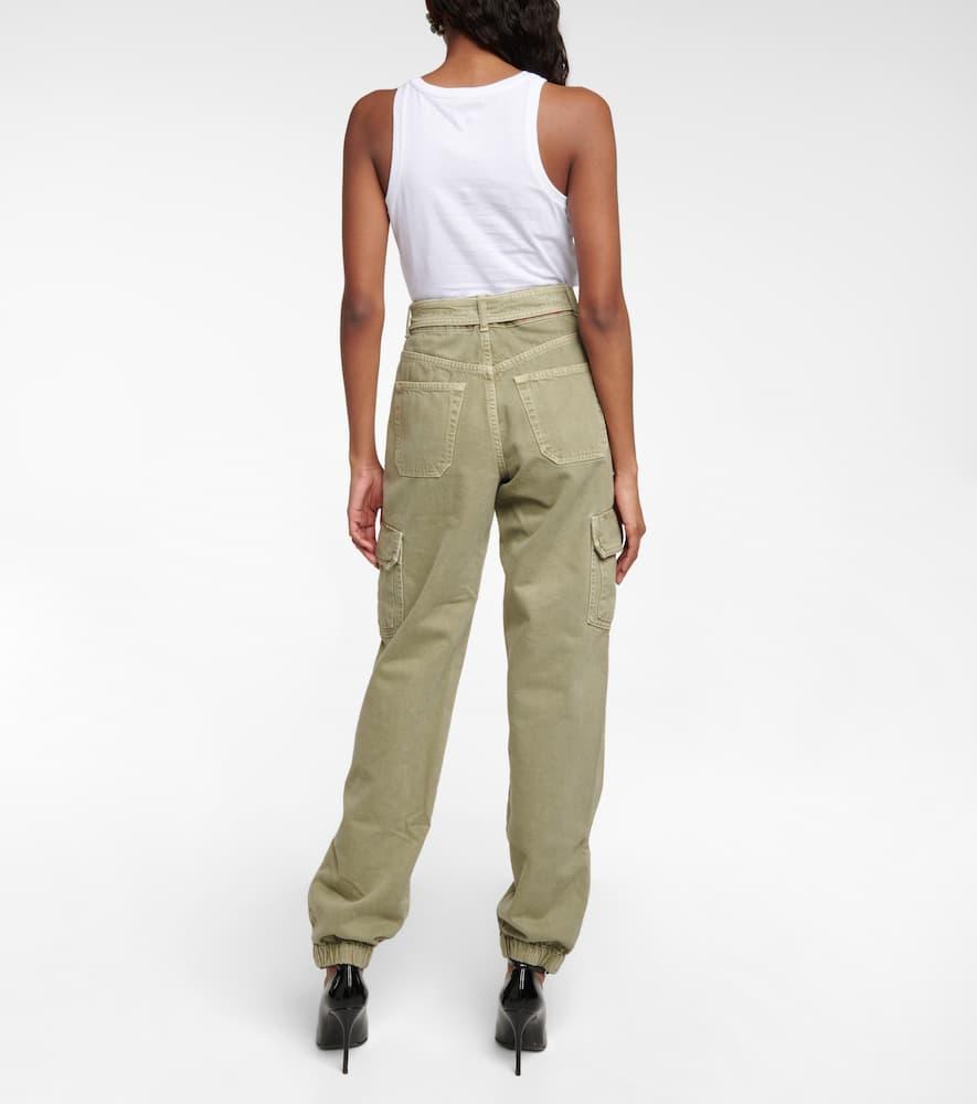 Gabardine cargo pants