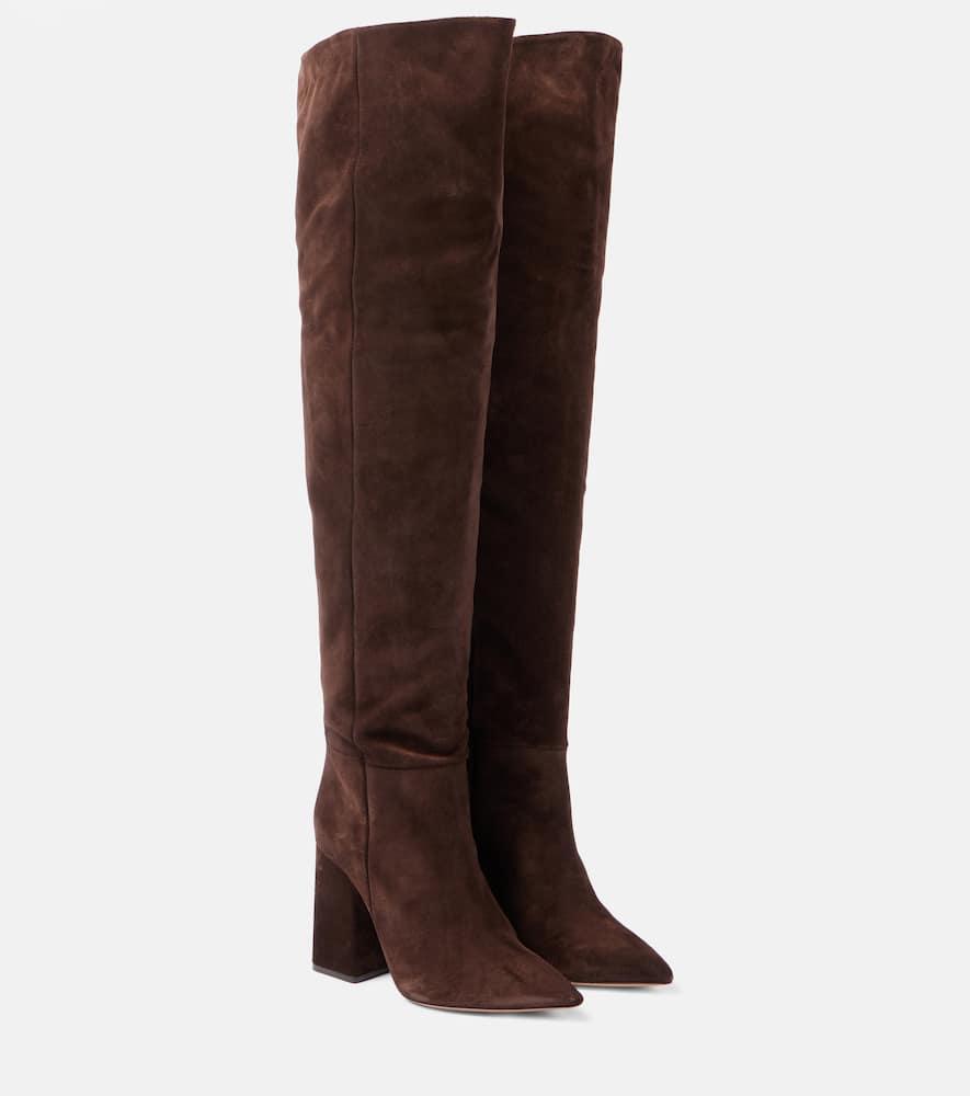 Anja suede over-the-knee boots