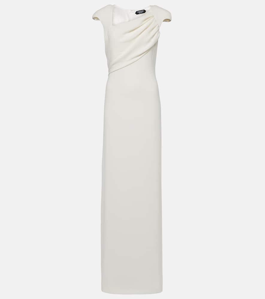 Georgette silk gown