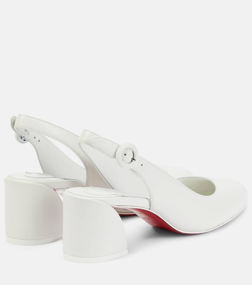 So Jane leather slingback pumps