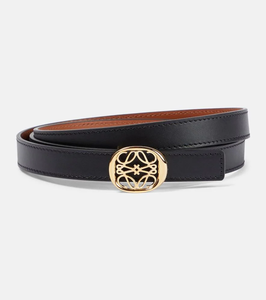 Reversible Anagram leather belt