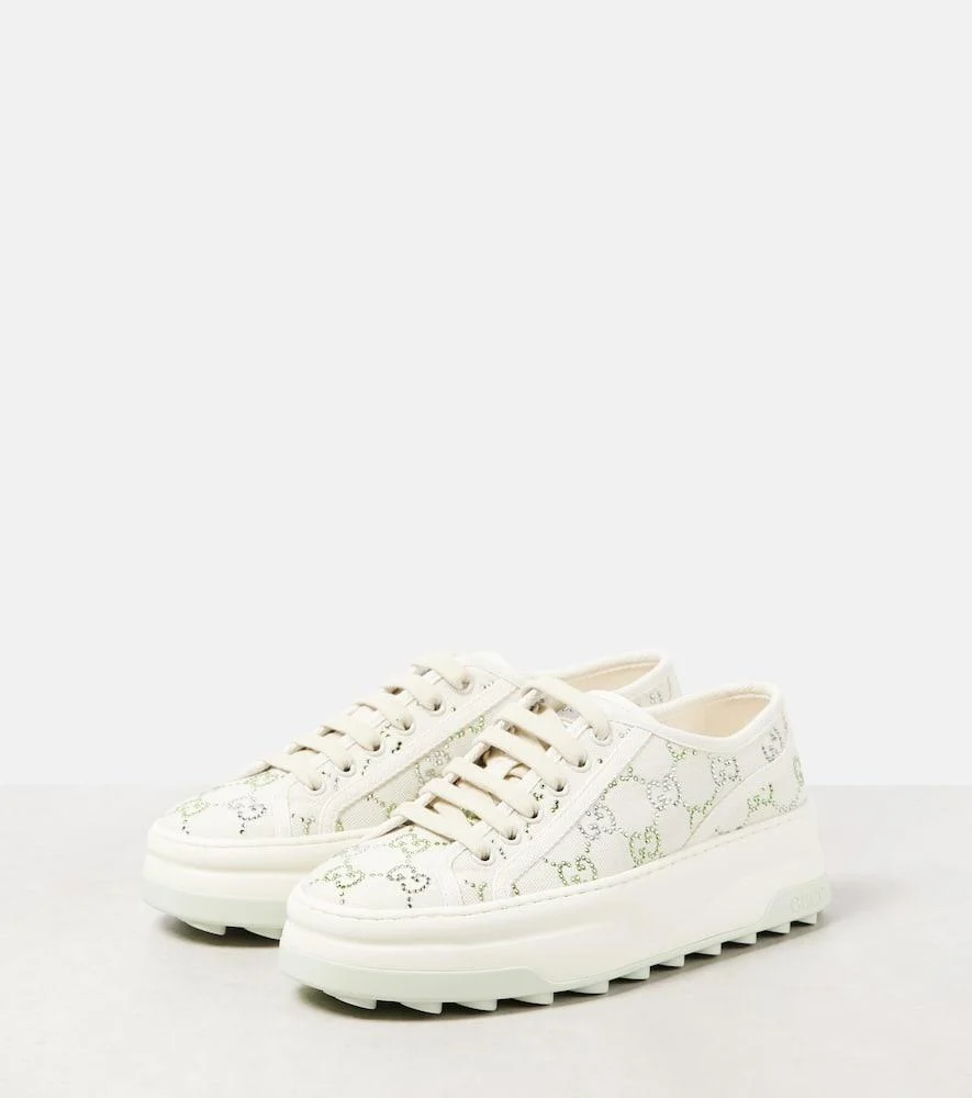 Gucci Tennis 1977 GG Crystal sneakers