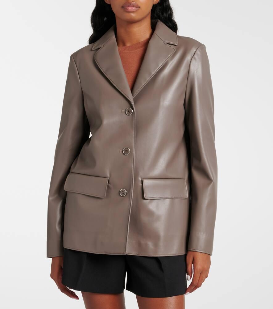 Odilia coated jersey blazer