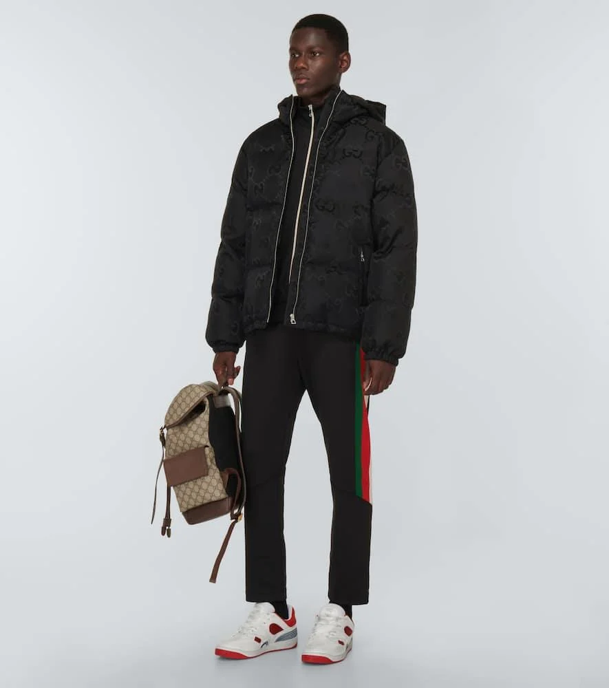 Tech down bomber jacket