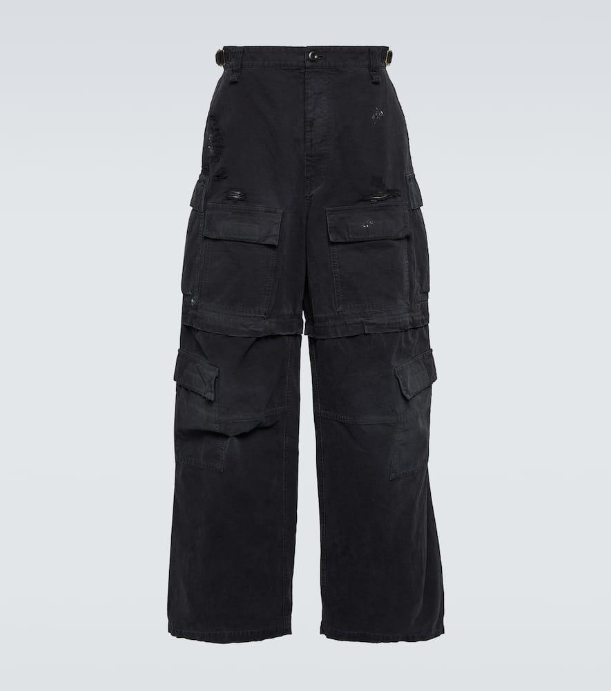 Cotton twill cargo pants