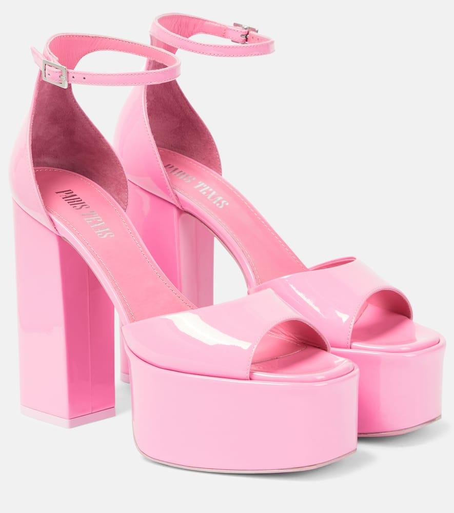 Tatiana patent leather platform sandals