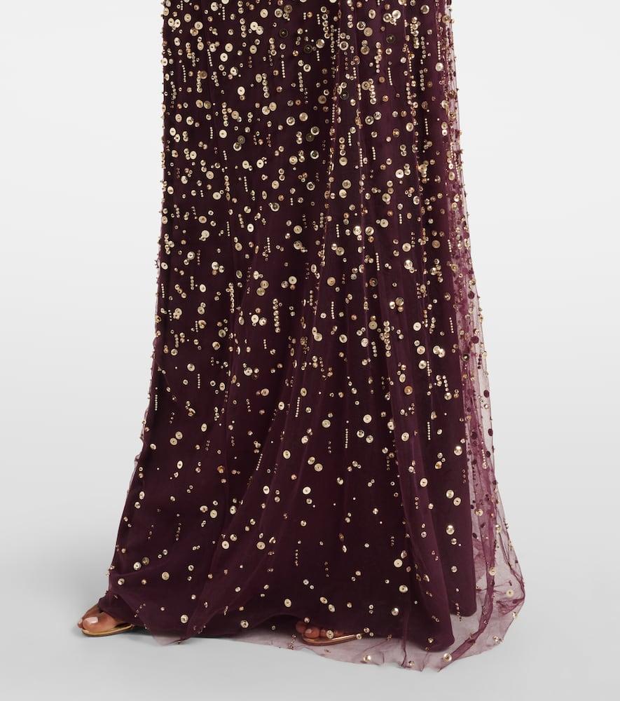 Sequined gown