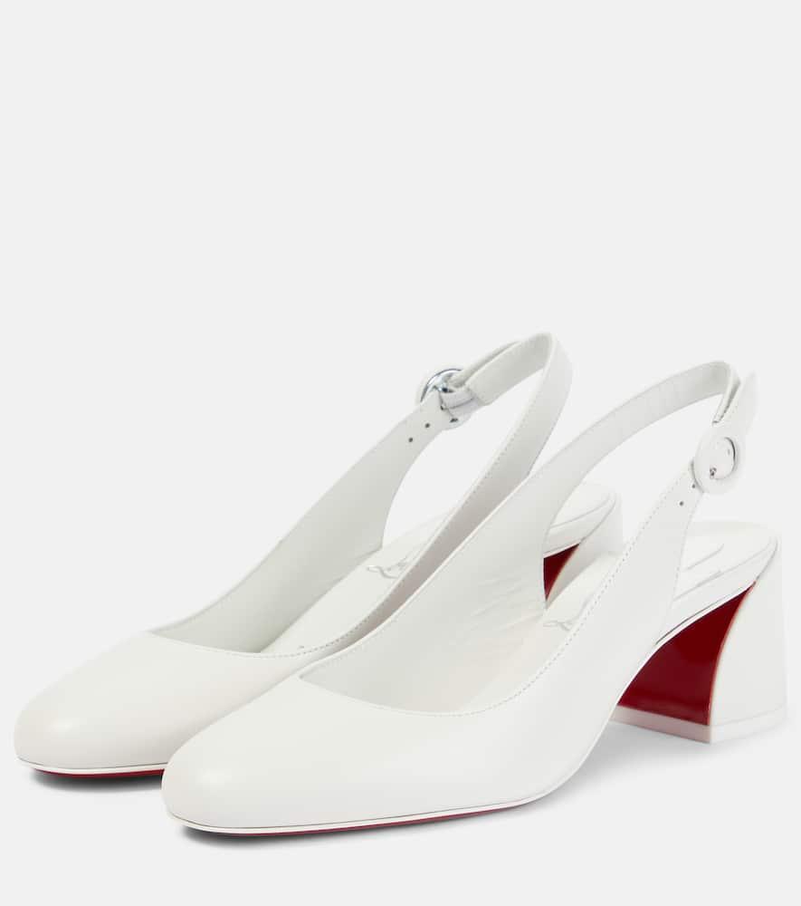 So Jane leather slingback pumps