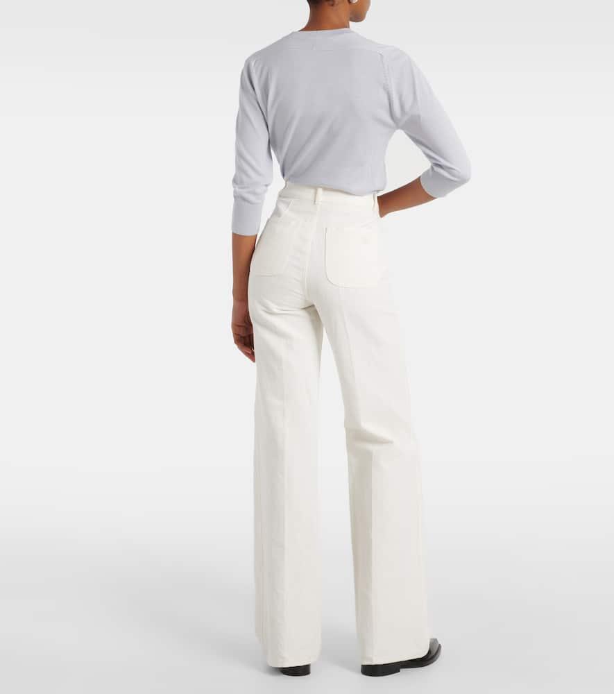 Danbeth straight cotton and linen pants