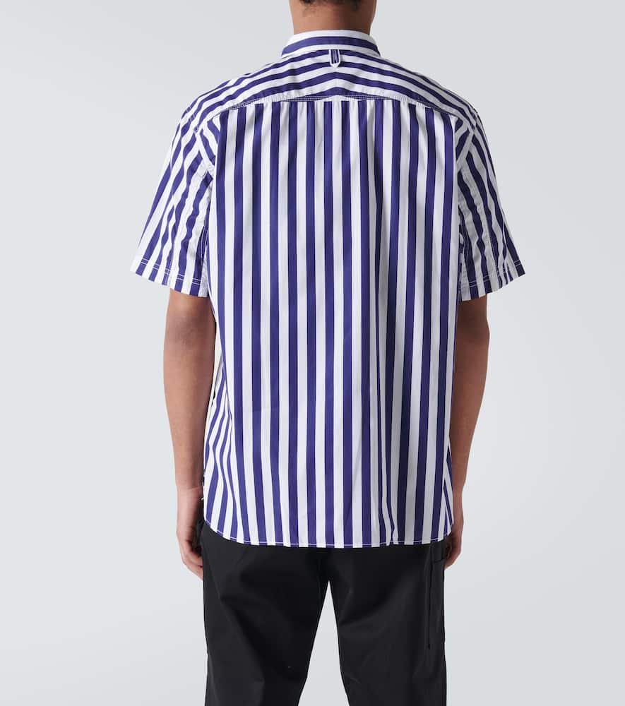 x Carhartt striped cotton Bowling shirt