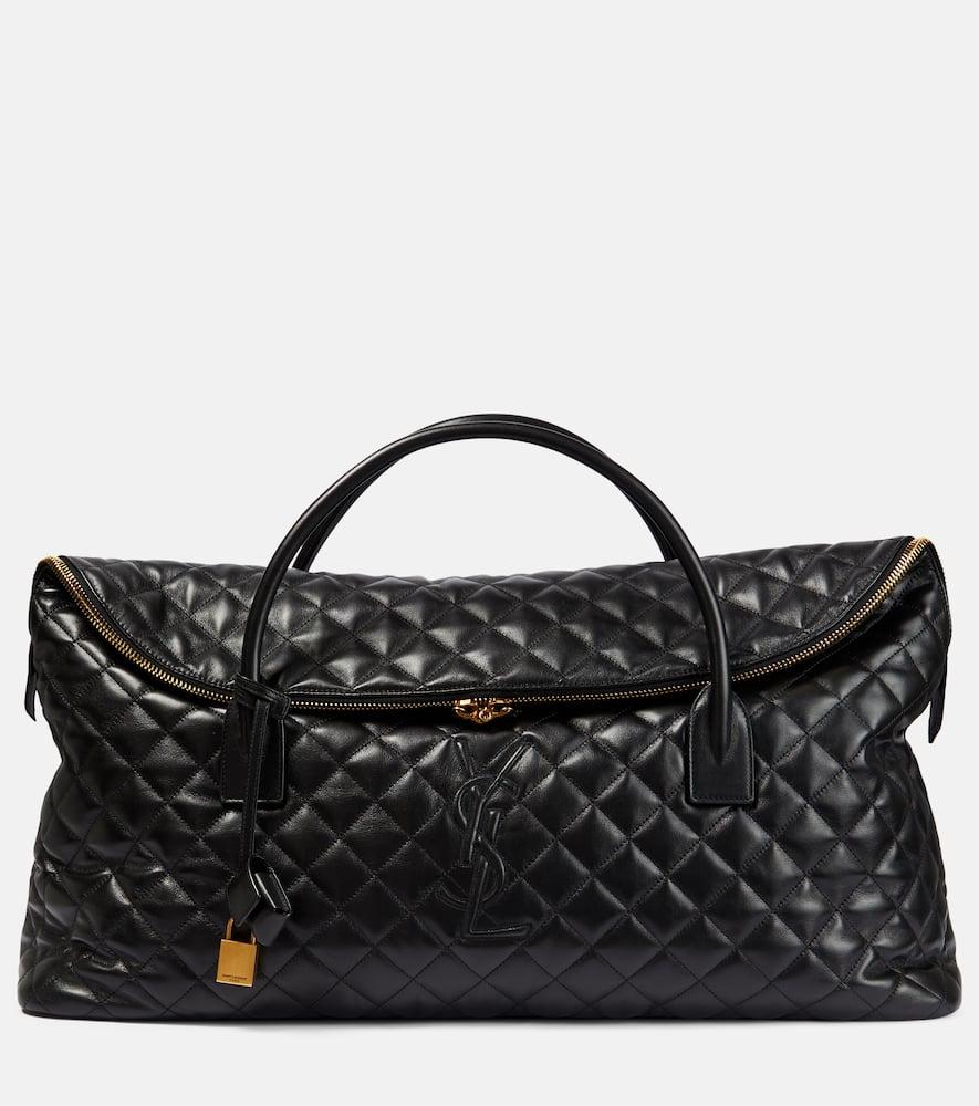 Es Giant quilted leather travel bag