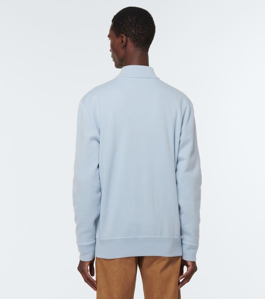 Ivrea cashmere half-zip sweater