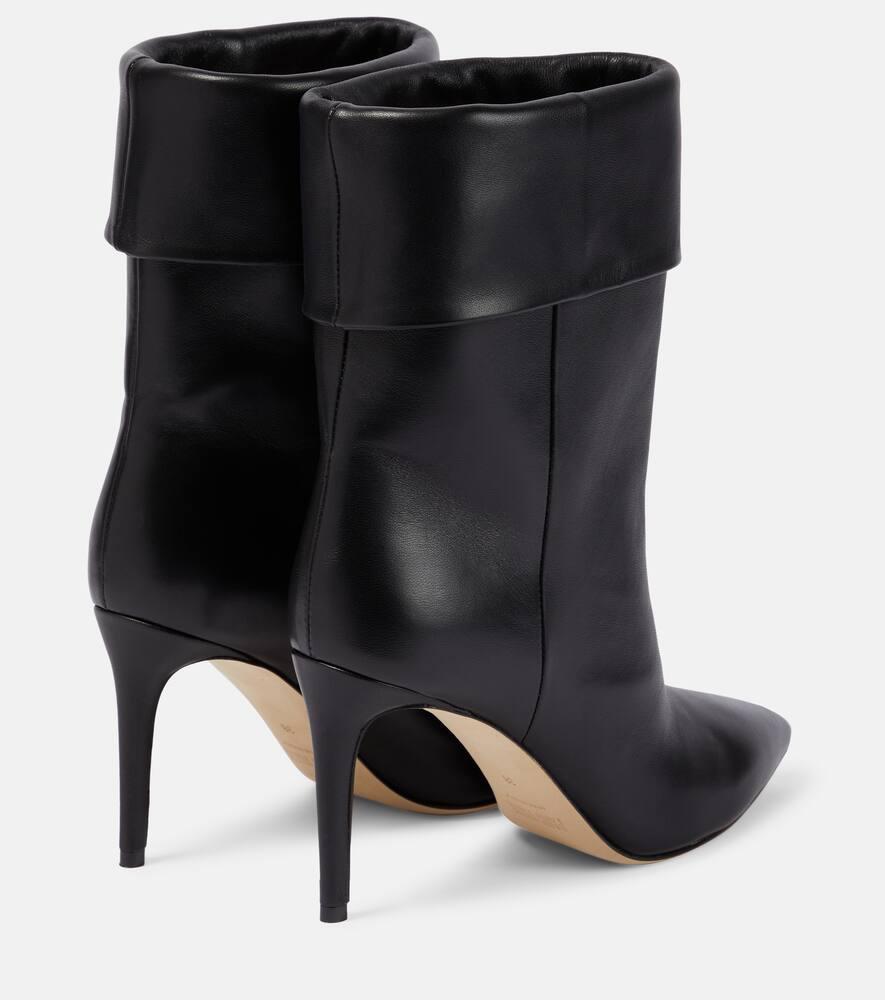 Leather ankle boots