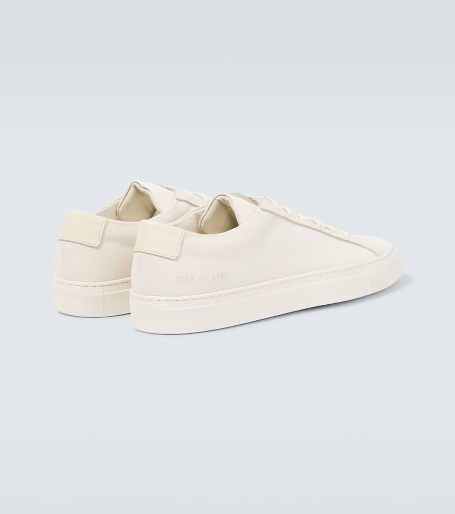 Achilles leather and canvas sneakers