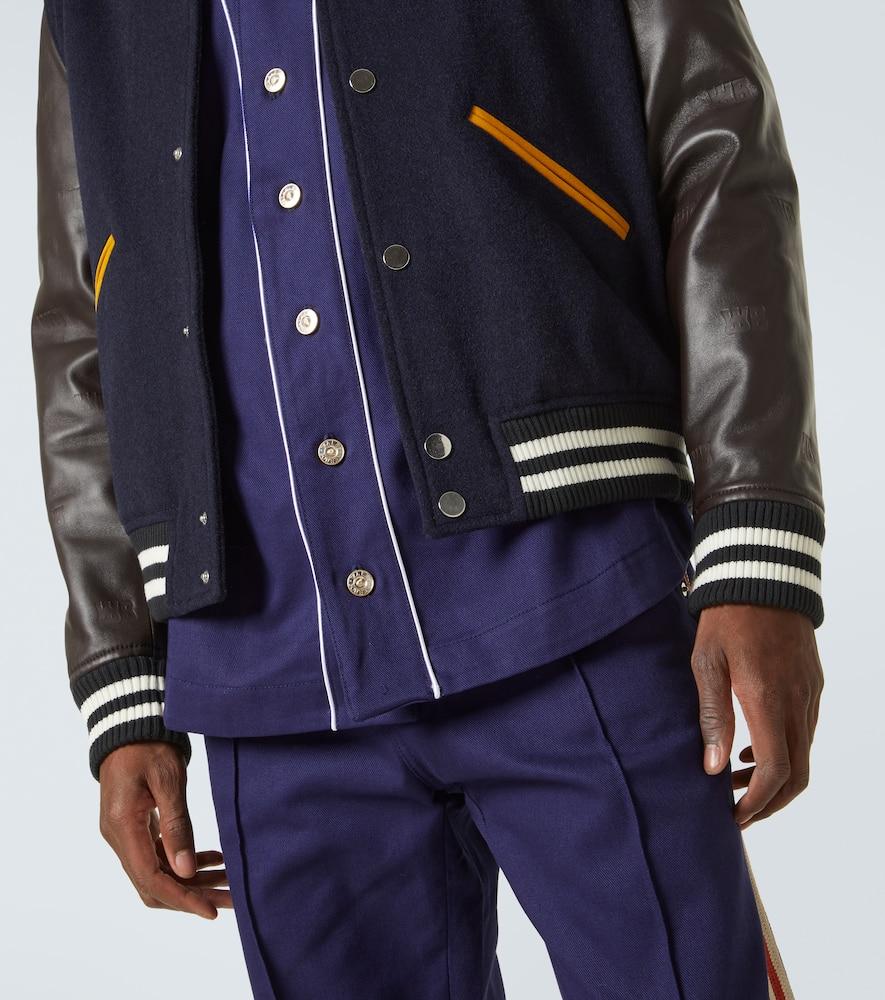 Prince wool-blend varsity jacket