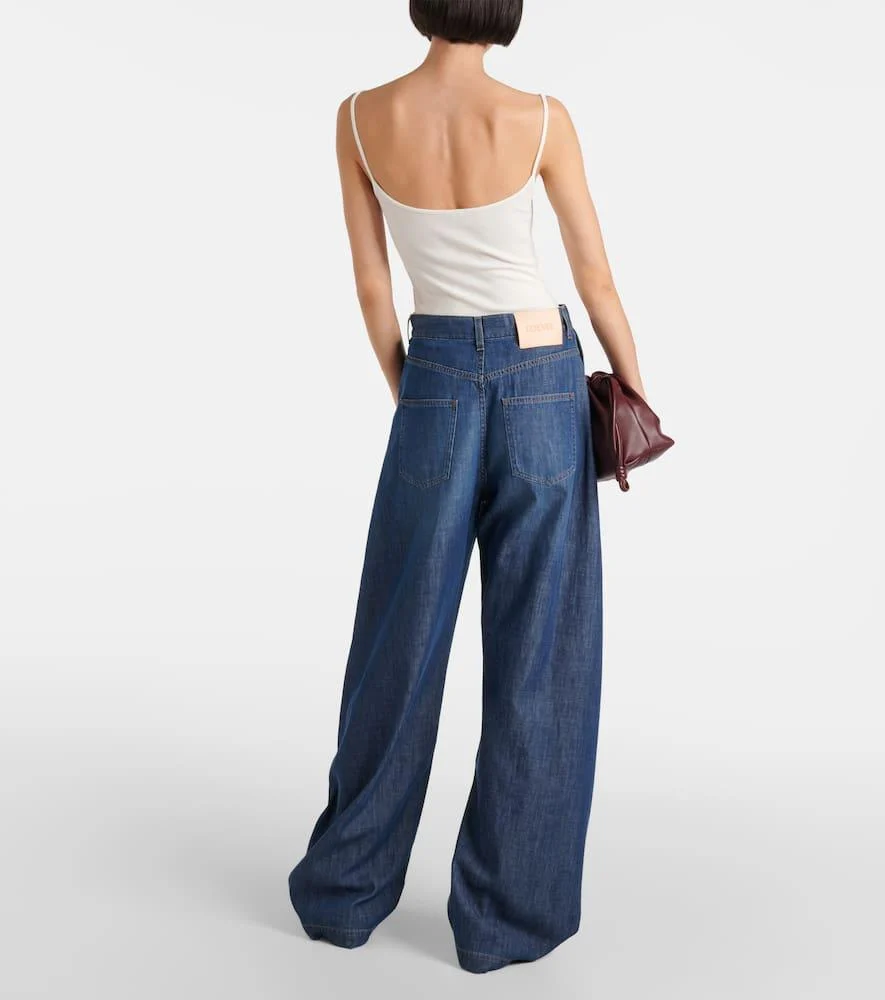 Balloon wide-leg jeans