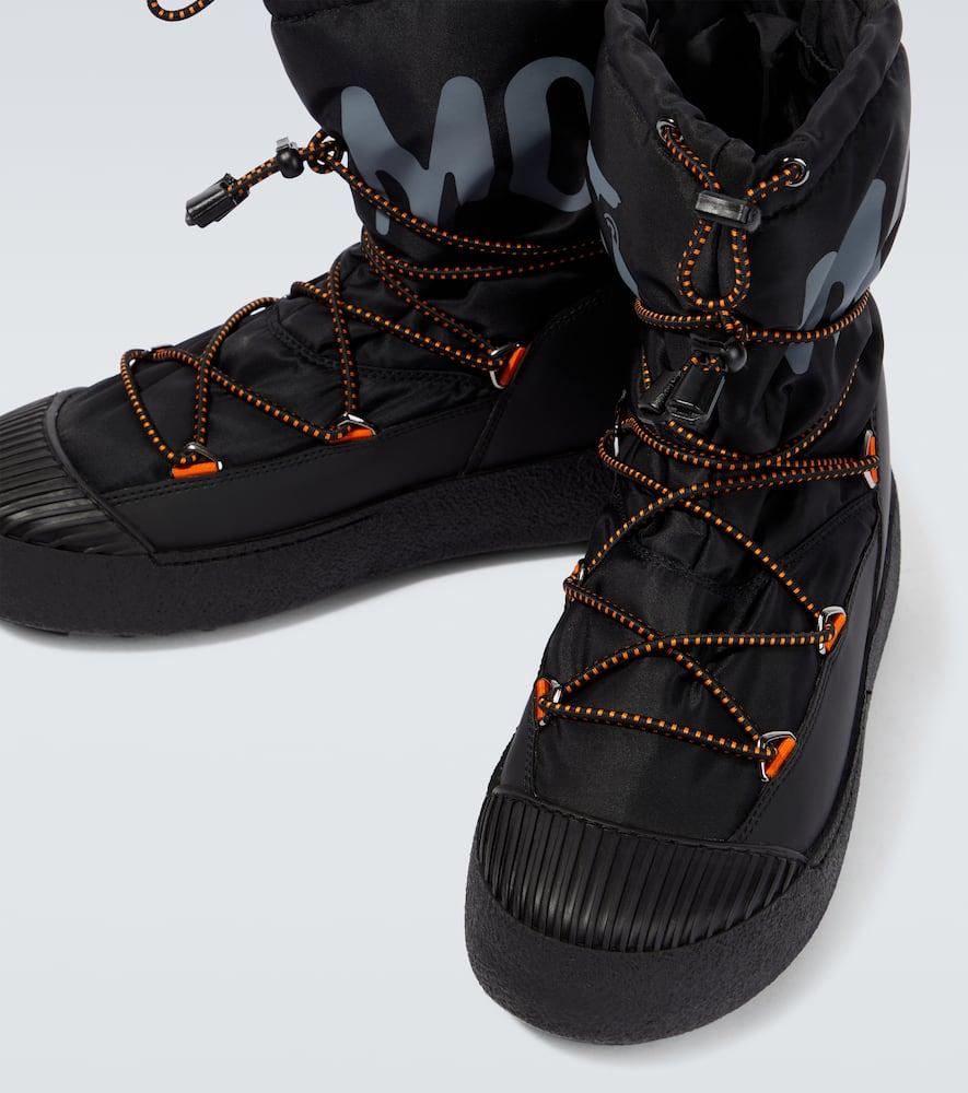 Logo snow boots