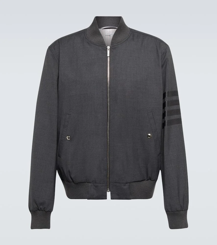 4-Bar wool blouson jacket