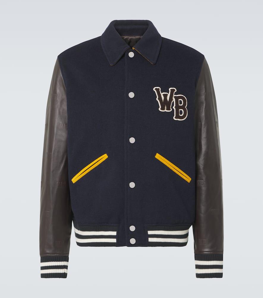 Prince wool-blend varsity jacket