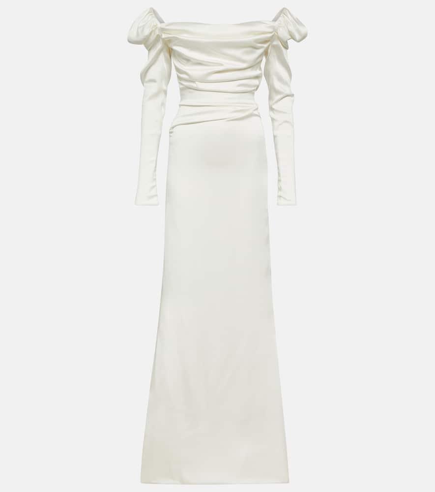 Bridal Astral crêpe satin gown