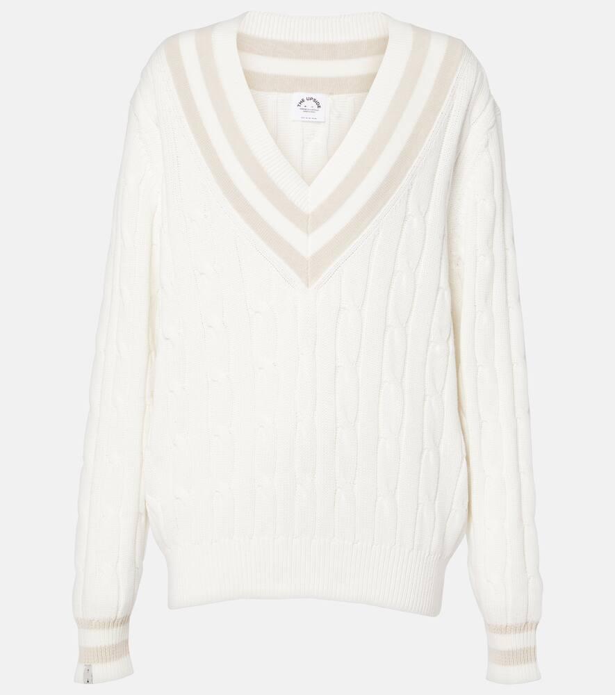 Louie cable-knit cotton sweater