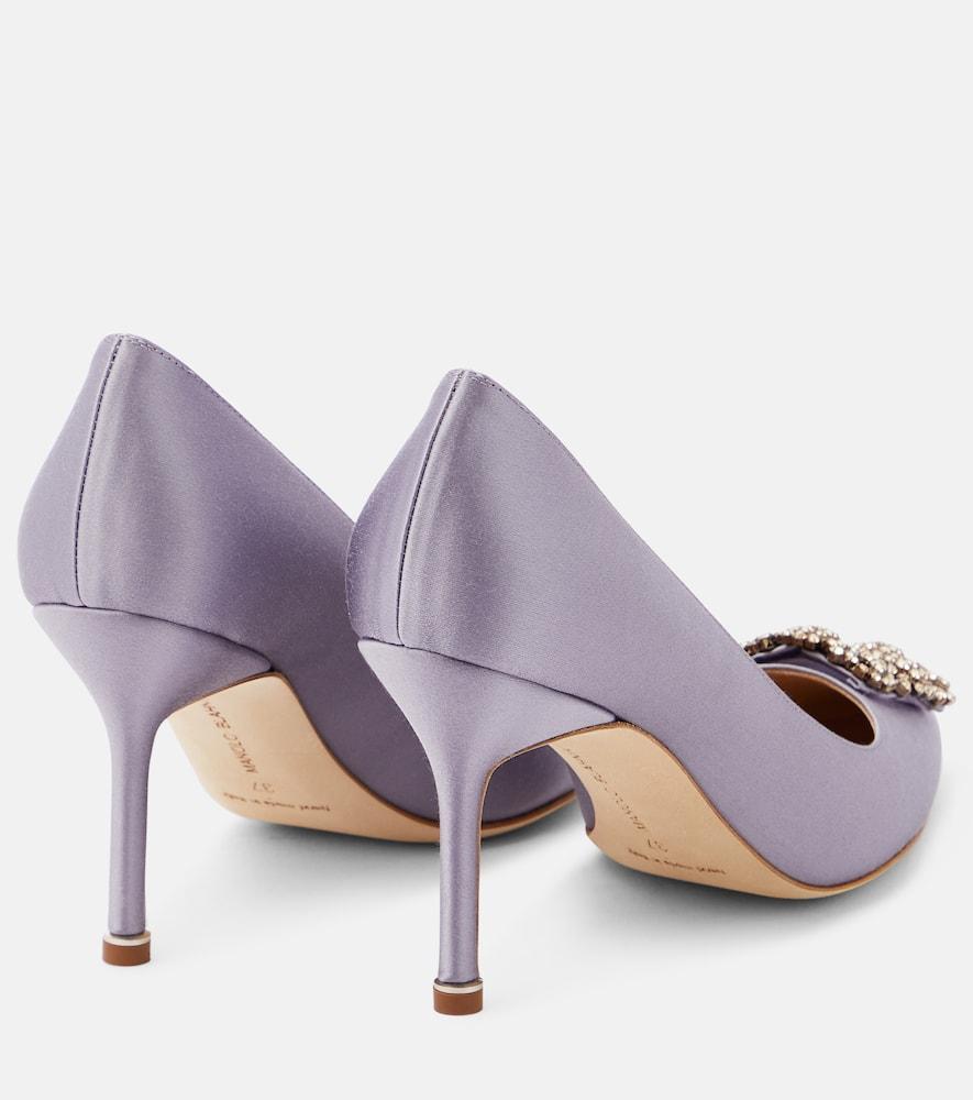 Hangisi 90 embellished satin pumps