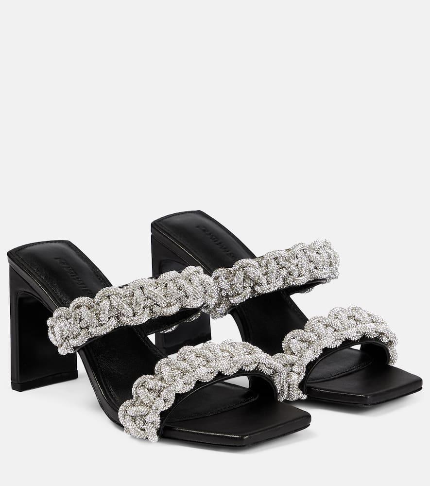 Walker crystal-embellished sandals