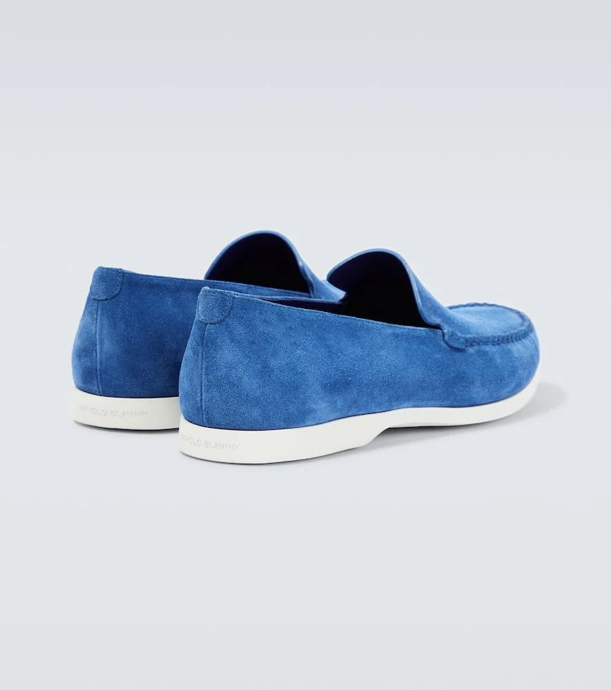 Monaco suede loafers