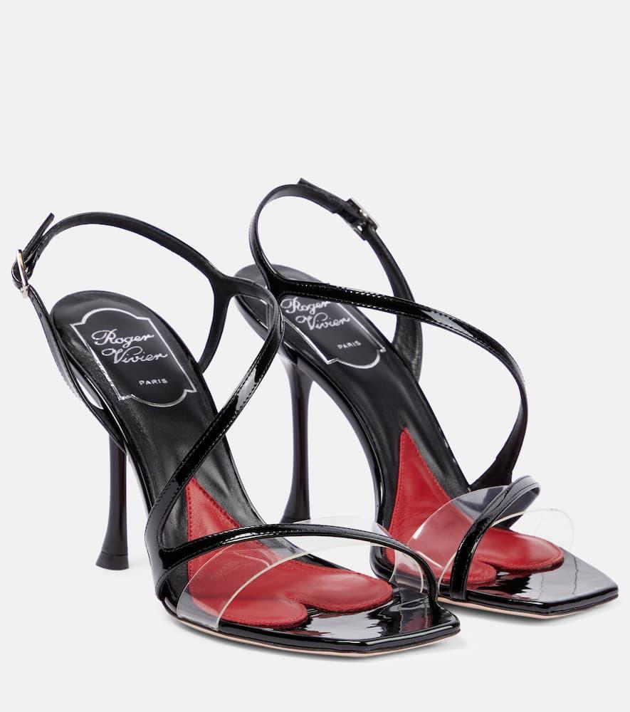 I Love Vivier PVC and patent leather sandals