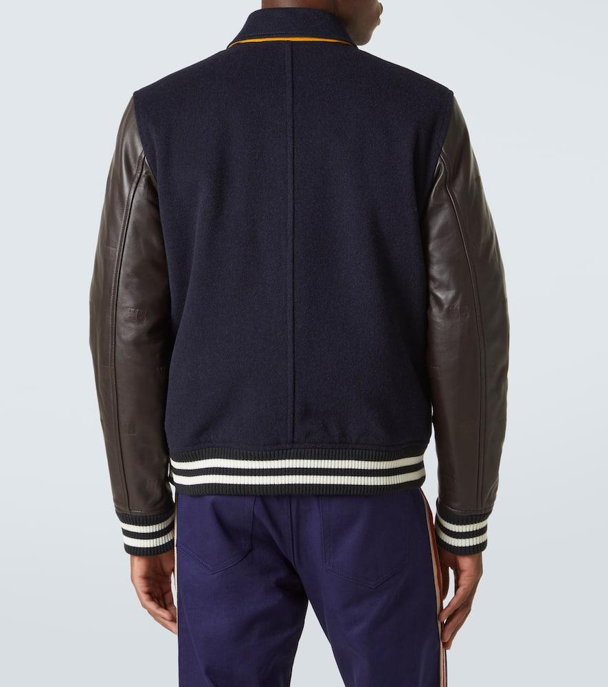 Prince wool-blend varsity jacket