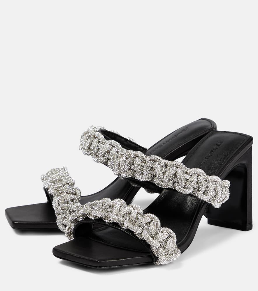 Walker crystal-embellished sandals