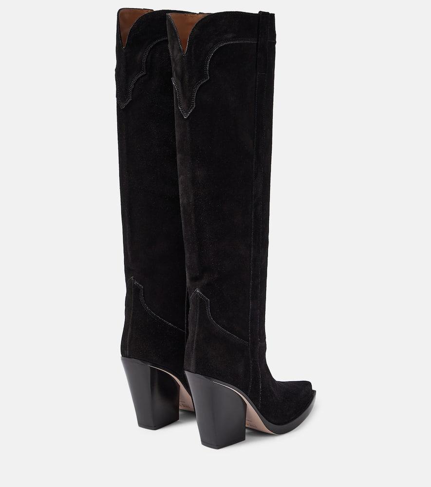 El Dorado suede cowboy boots