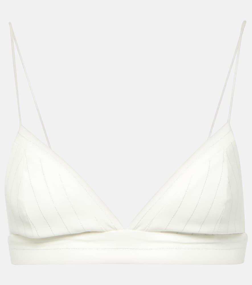 PInstripe Lurex® bralette