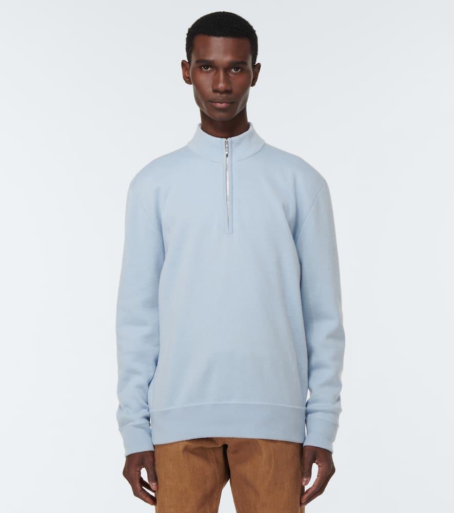 Ivrea cashmere half-zip sweater