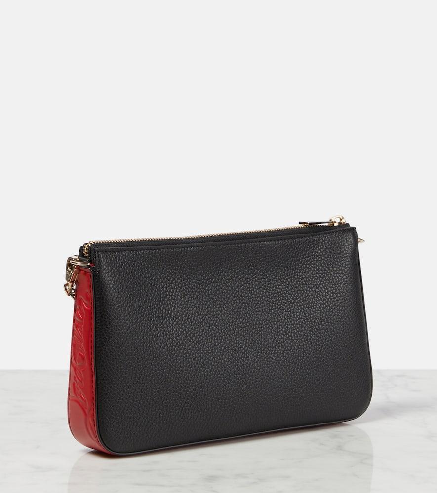 Loubila leather clutch