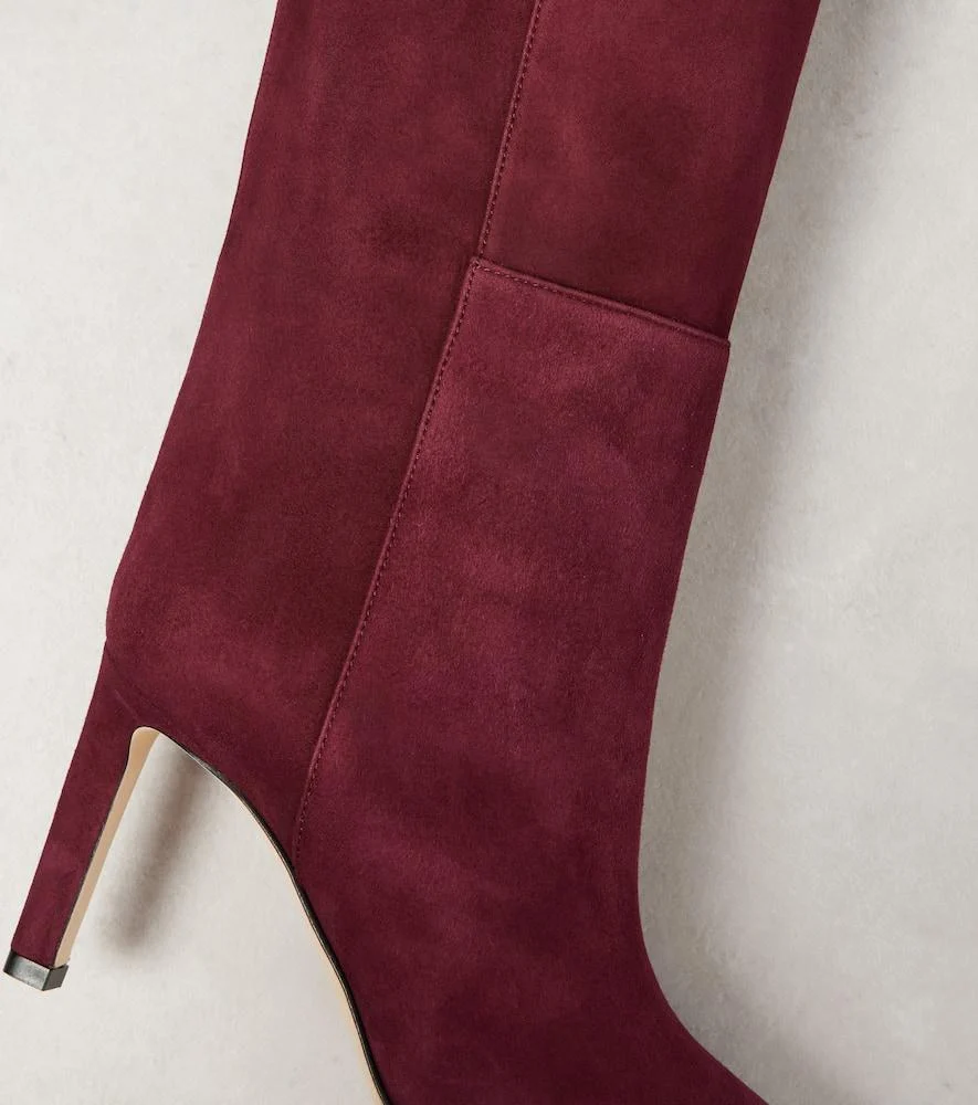 Alizze 85 suede knee-high boots