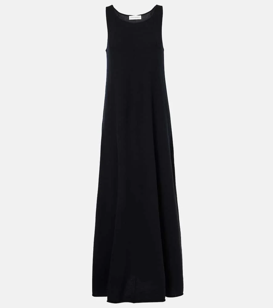 N°386 Elisa Short cashmere maxi dress