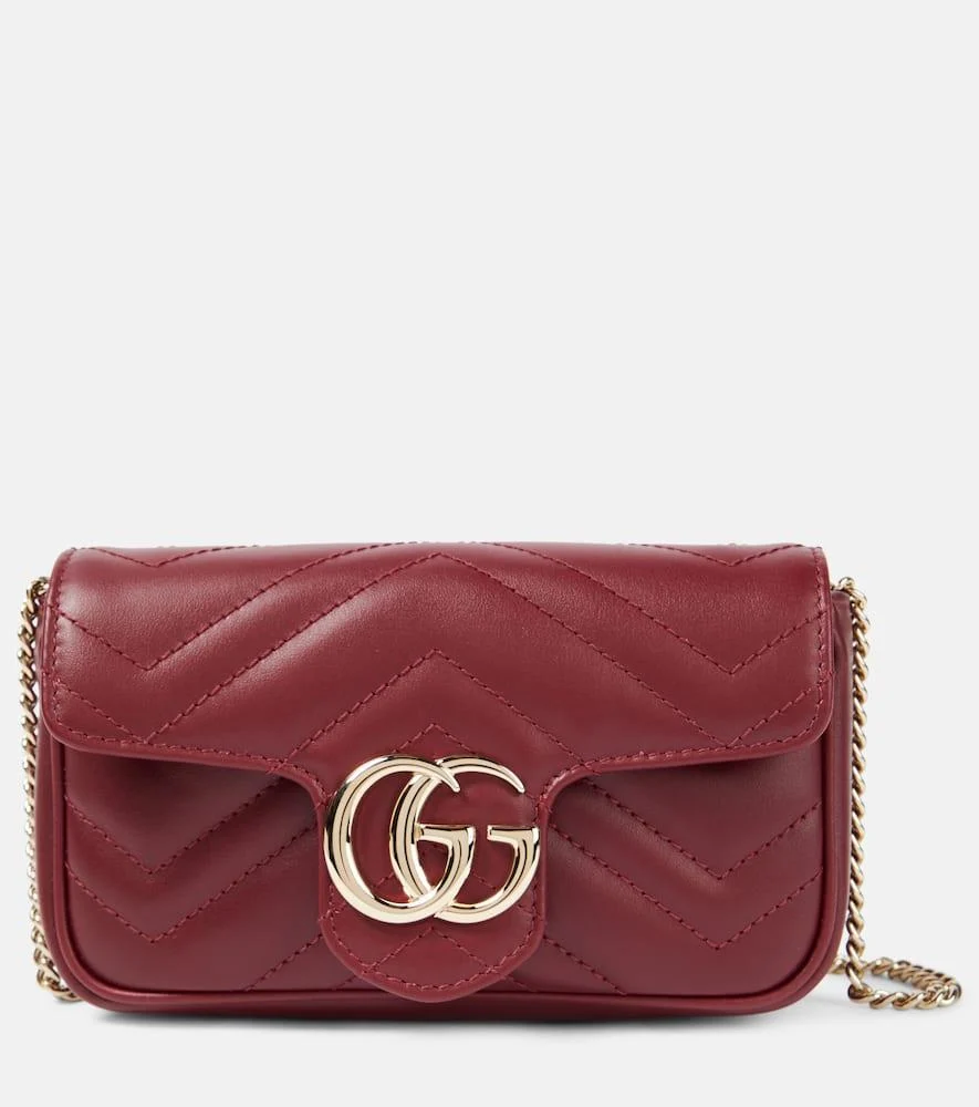 GG Marmont Super Mini leather shoulder bag